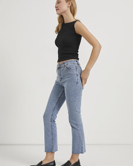 Pantalon souple pour femme avec longueur de coupe ajustable