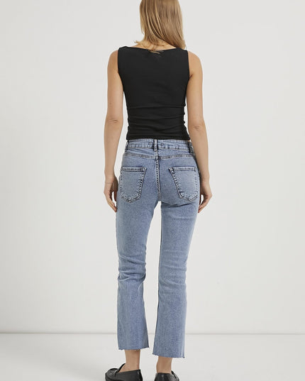 Pantalon souple pour femme avec longueur de coupe ajustable