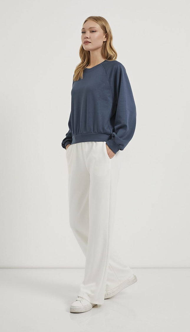 Damenpullover aus Modal mit hohem Kragen