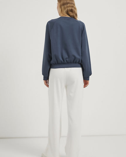 Damenpullover aus Modal mit hohem Kragen