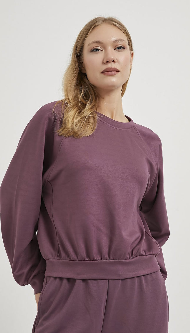 Damenpullover aus Modal mit hohem Kragen