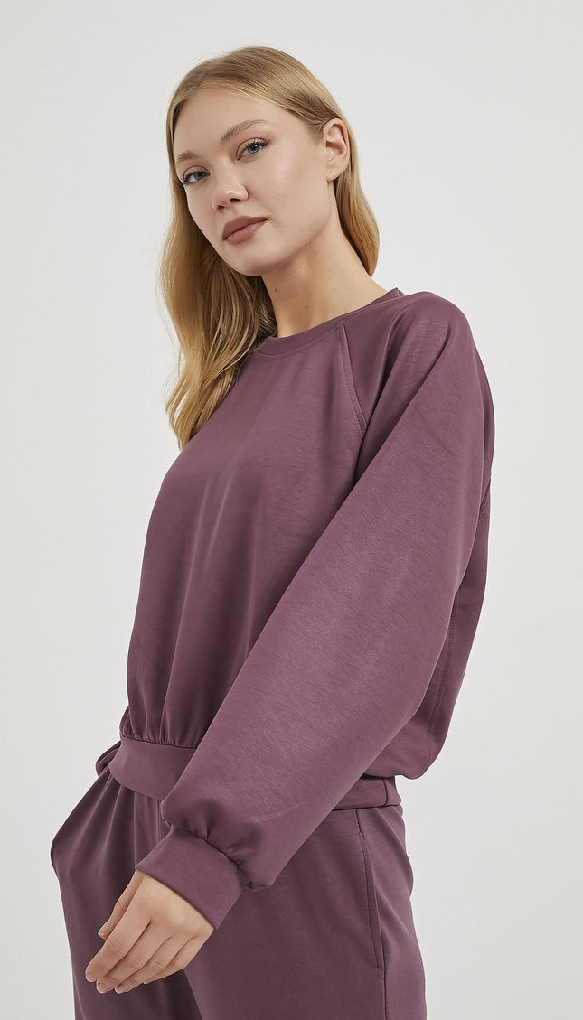 Damenpullover aus Modal mit hohem Kragen