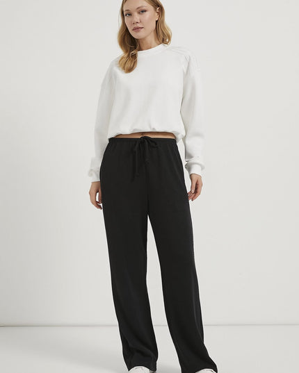 Pantalon de jogging en modal pour femme avec taille élastique