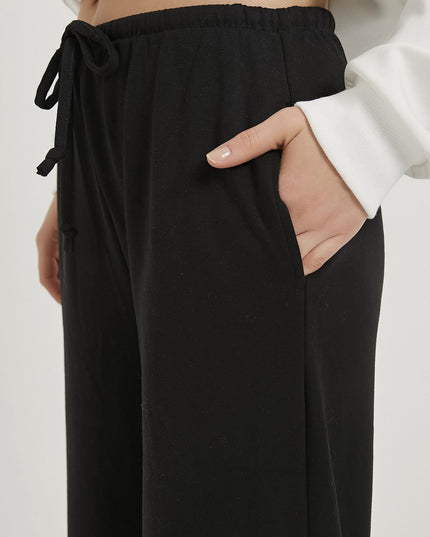 Pantalon de jogging en modal pour femme avec taille élastique