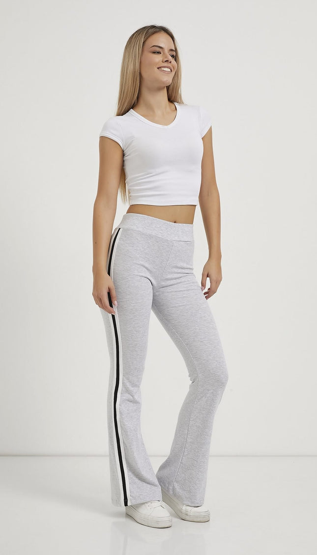 Yani Stripe Pafranse Hochtaille Jogginghosen für Damen