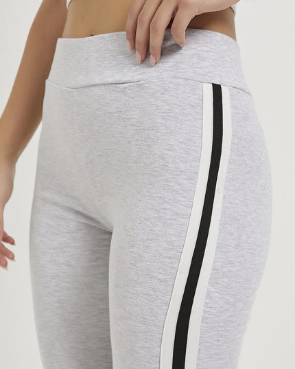Yani Stripe Pafranse Hochtaille Jogginghosen für Damen