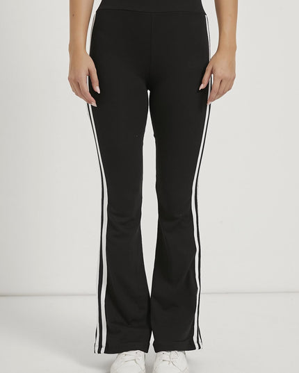 Yani Stripe Pafranse Hochtaille Jogginghosen für Damen