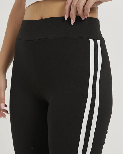 Yani Stripe Pafranse Hochtaille Jogginghosen für Damen