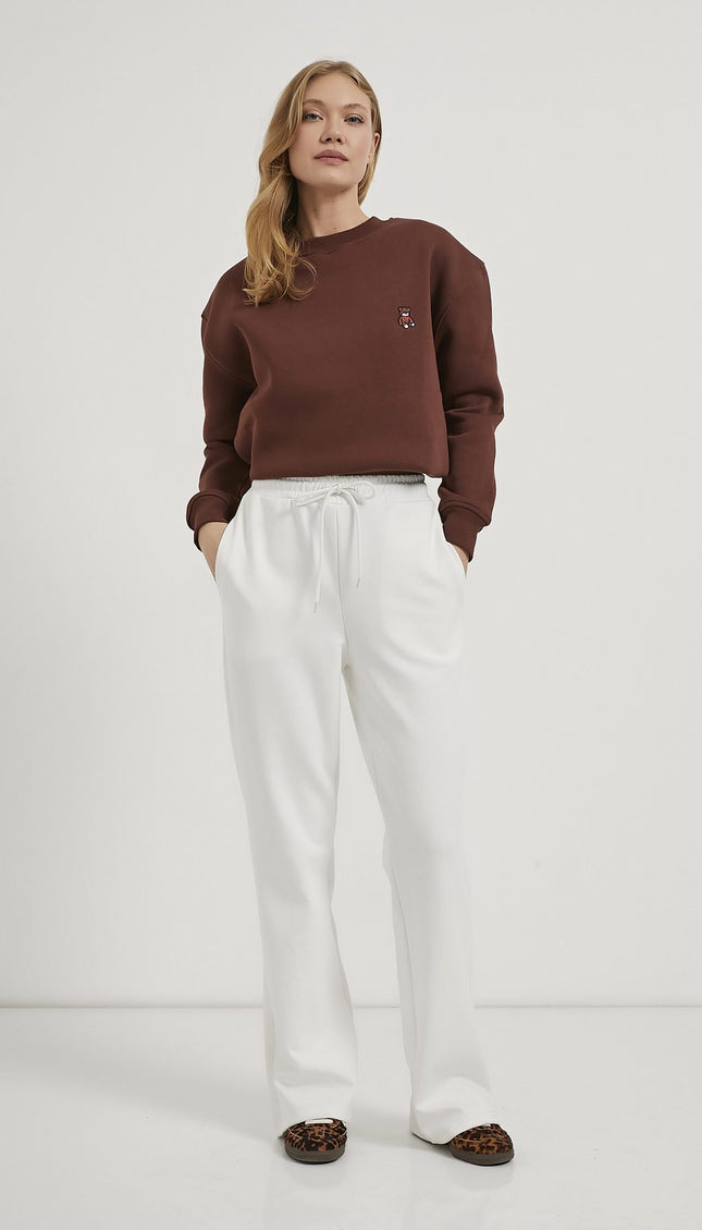 Damen‑Jogginghose, gerade, mit Elastikbund