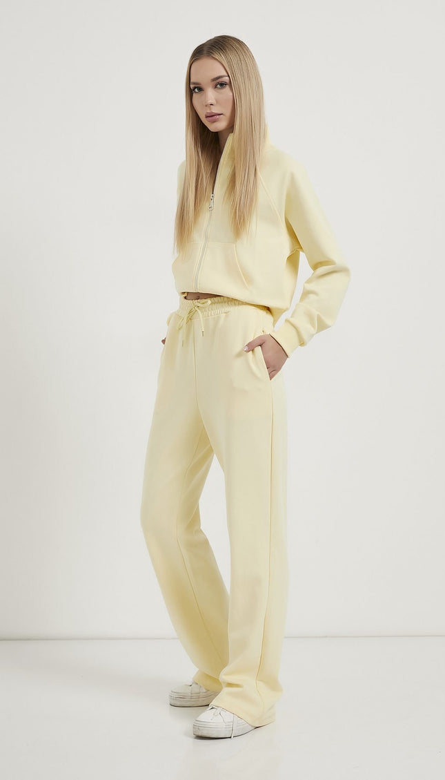 Damen‑Jogginghose, gerade, mit Elastikbund