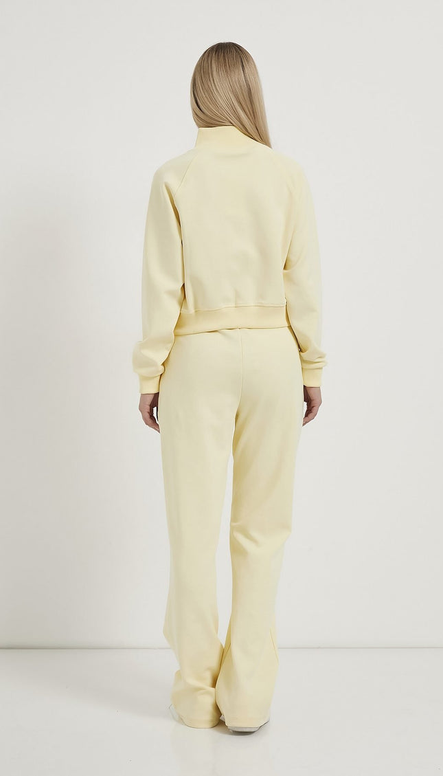 Damen‑Sweatshirt mit Taschen und Reißverschlussdetails