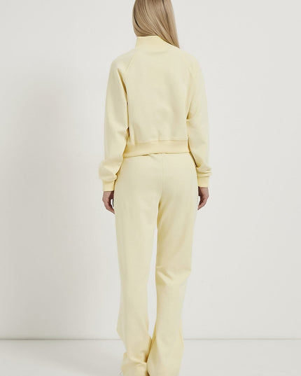 Damen‑Sweatshirt mit Taschen und Reißverschlussdetails