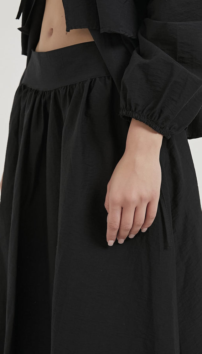 Damen‑Faltenrock in Maxilänge