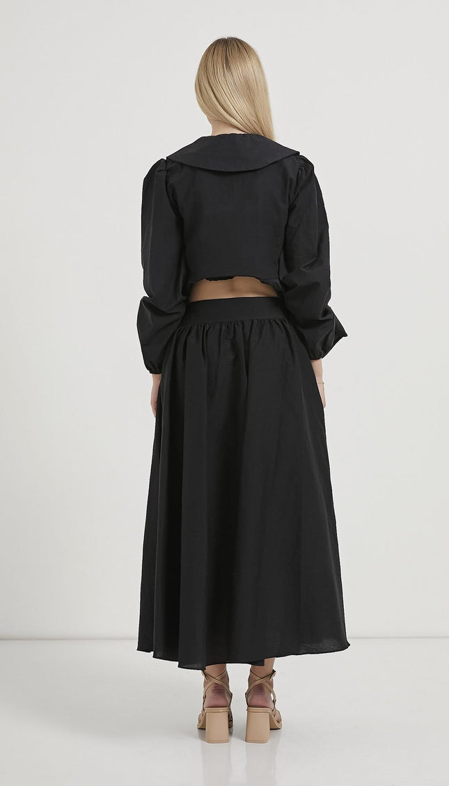 Damen‑Faltenrock in Maxilänge