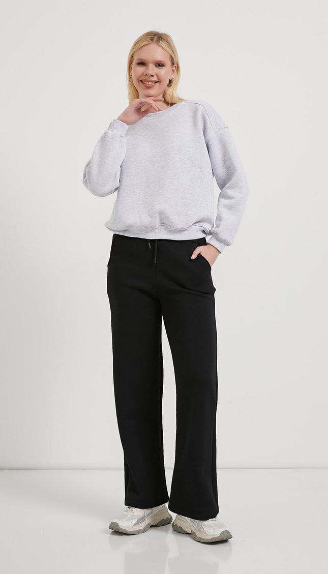 Damenpullover mit Radkragenpaspels