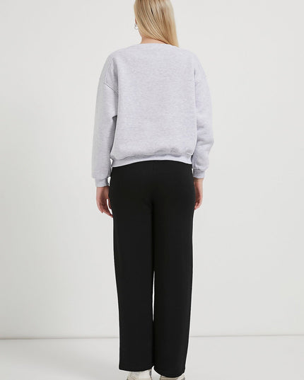 Damenpullover mit Radkragenpaspels