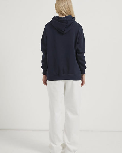 Kangaroo-Taschen-Übergrosser Hooded Damenpullover