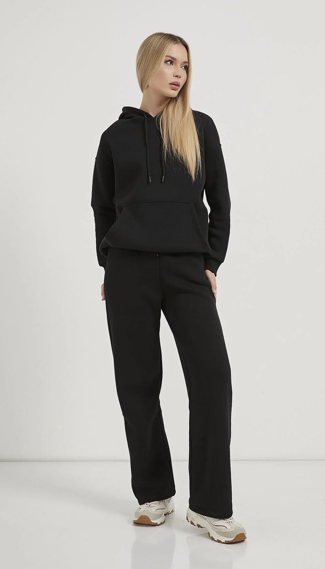 Kangaroo-Taschen-Übergrosser Hooded Damenpullover