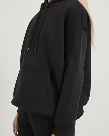 Kangaroo-Taschen-Übergrosser Hooded Damenpullover