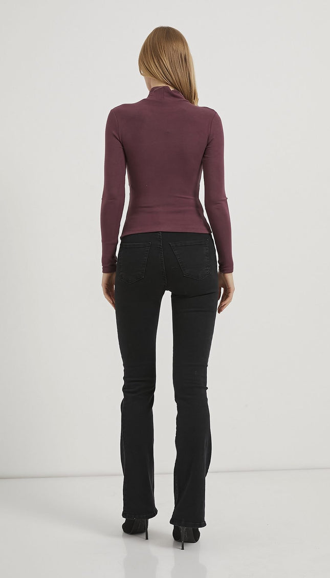 Damen‑Rollkragen‑Bodysuit