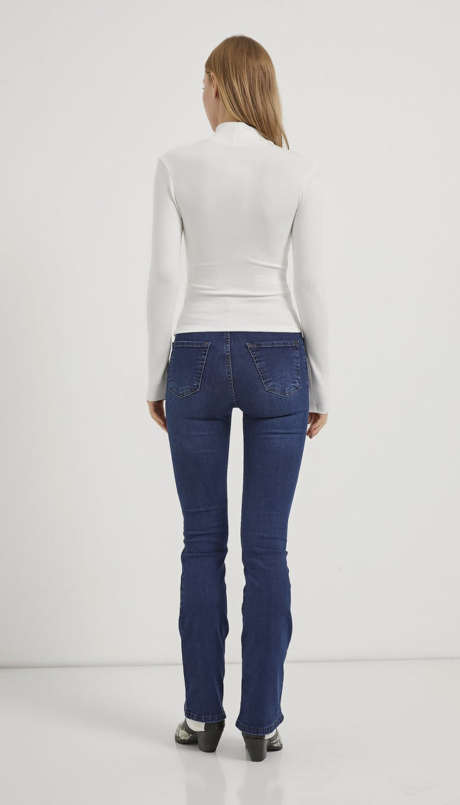 Damen‑Rollkragen‑Bodysuit