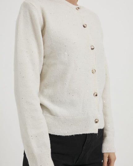 Schillernde Premium-Strickjacke für Damen