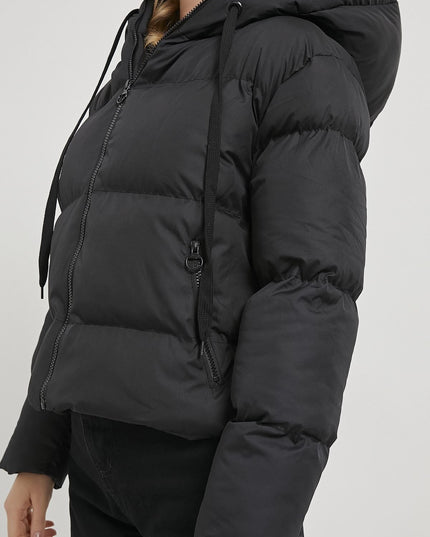 Damenjacke mit Kapuzenhut und Reissverschluss