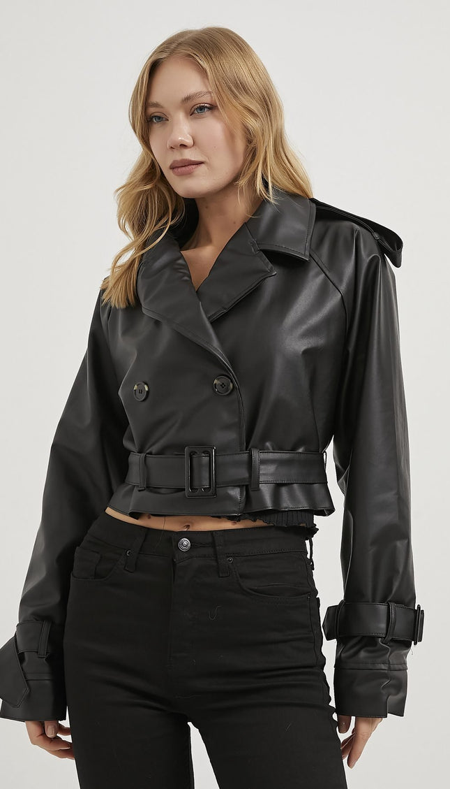 Elegante Damenjacke mit Gürtel