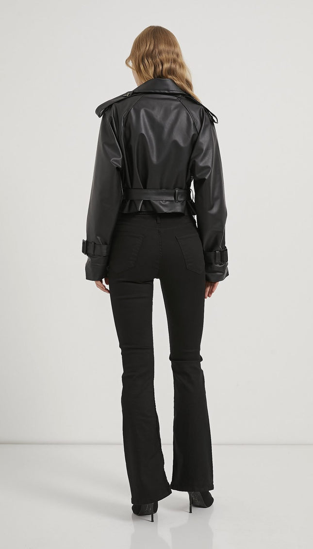 Elegante Damenjacke mit Gürtel