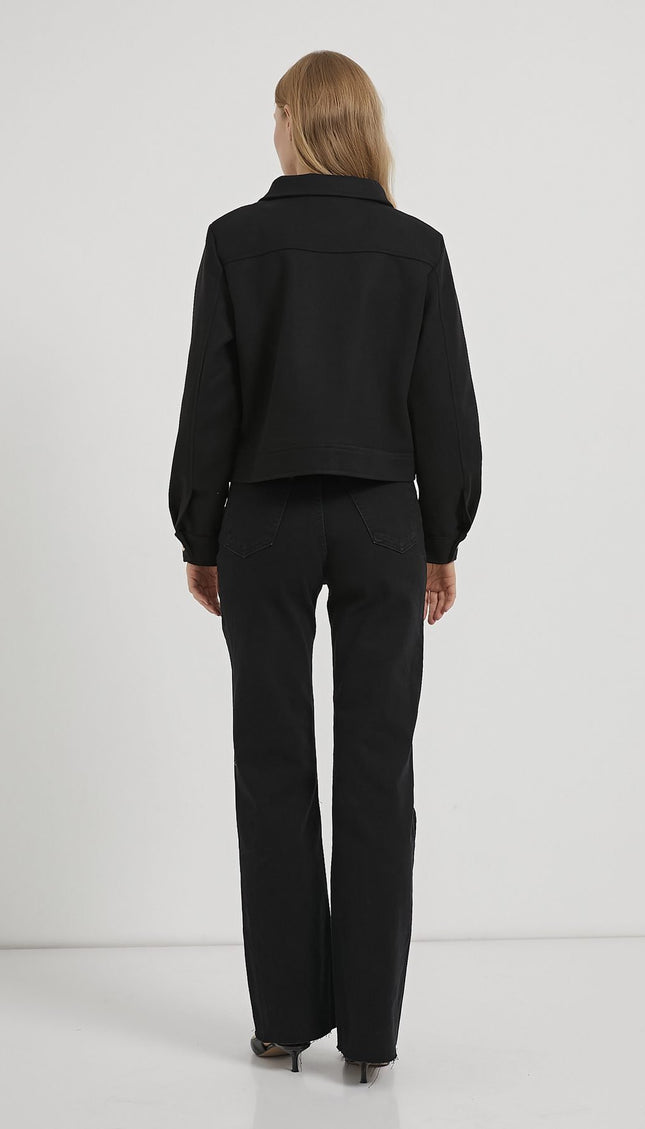 Damenjacke mit Reißverschluss und Klappentaschen