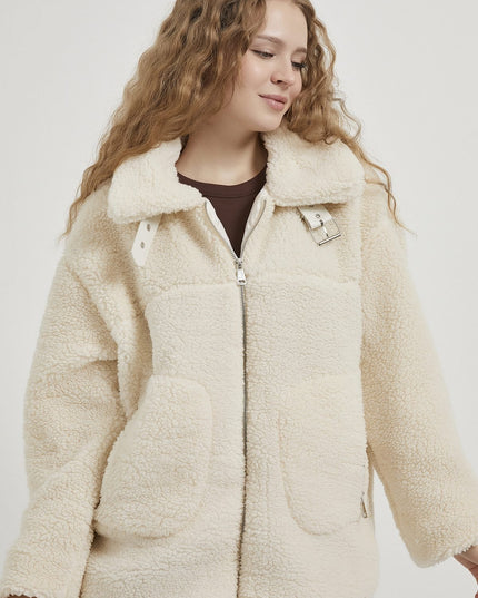 Jacke mit Plüschiger