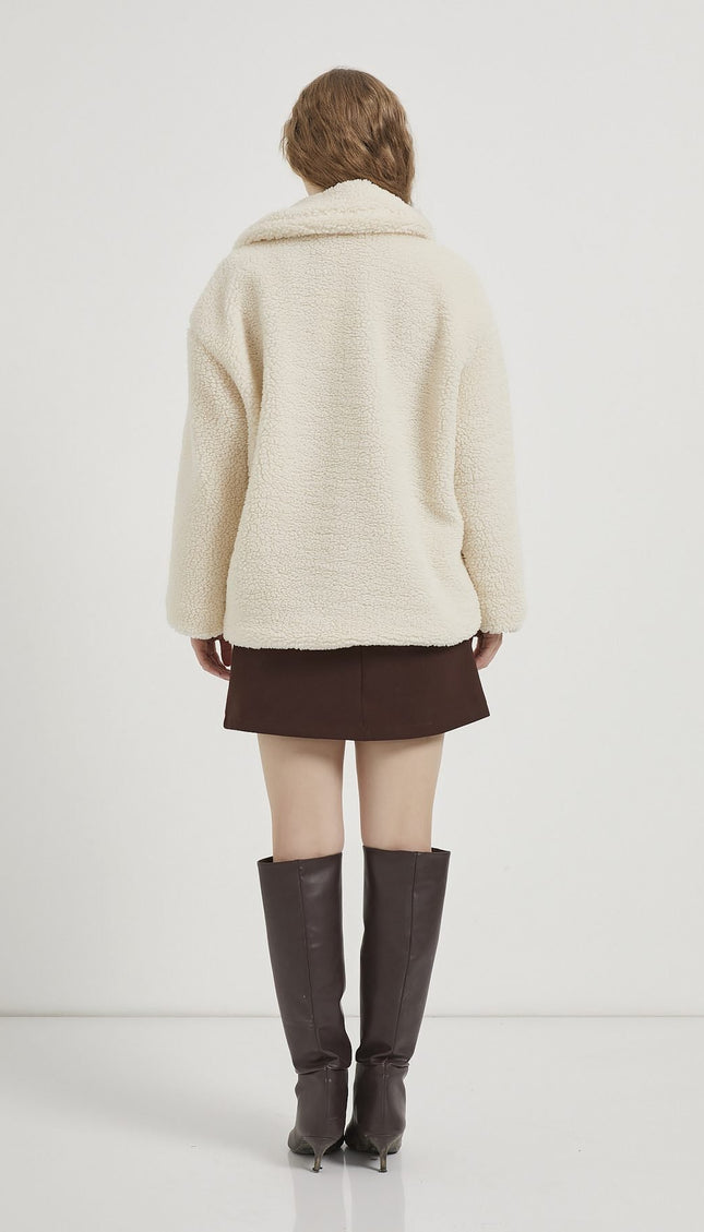 Jacke mit Plüschiger