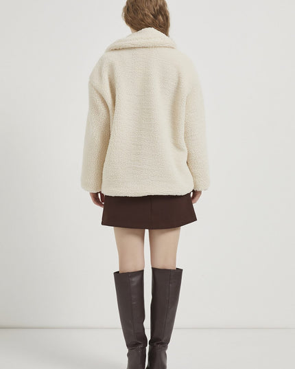 Jacke mit Plüschiger