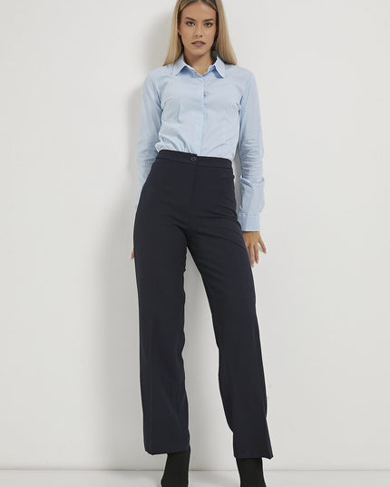 Damen-Palazzo-Hose mit hoher Taille
