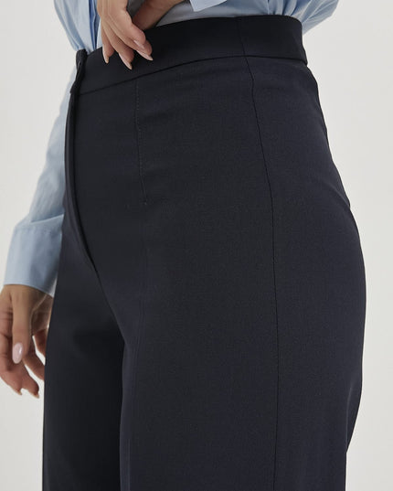 Damen-Palazzo-Hose mit hoher Taille