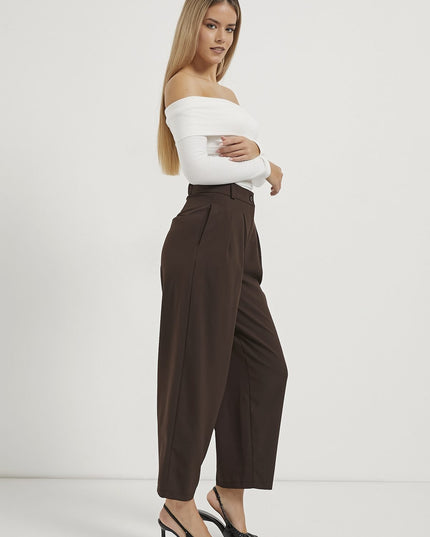 Doppelt plissierte Damen-Ballonhose