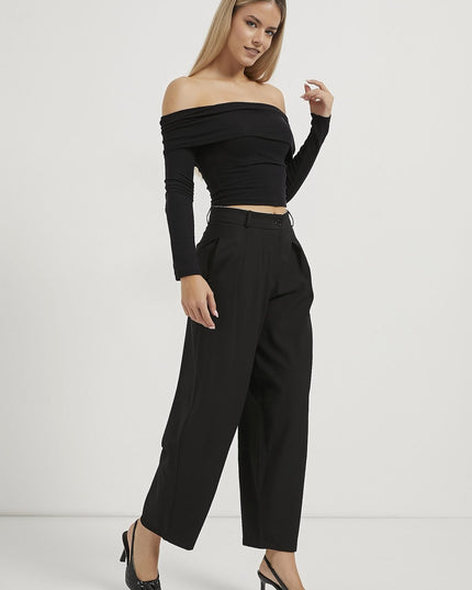 Doppelt plissierte Damen-Ballonhose