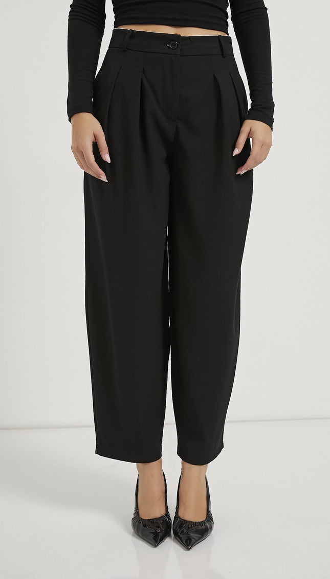 Doppelt plissierte Damen-Ballonhose