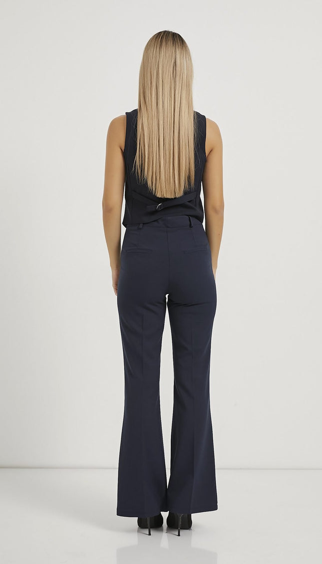 Damen-Palazzo-Hose mit hoher Taille