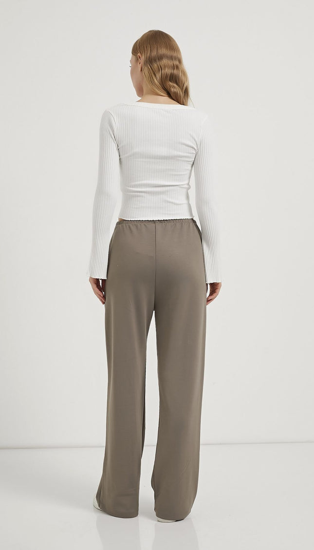 Damen‑Ripp‑Top mit V‑Ausschnitt