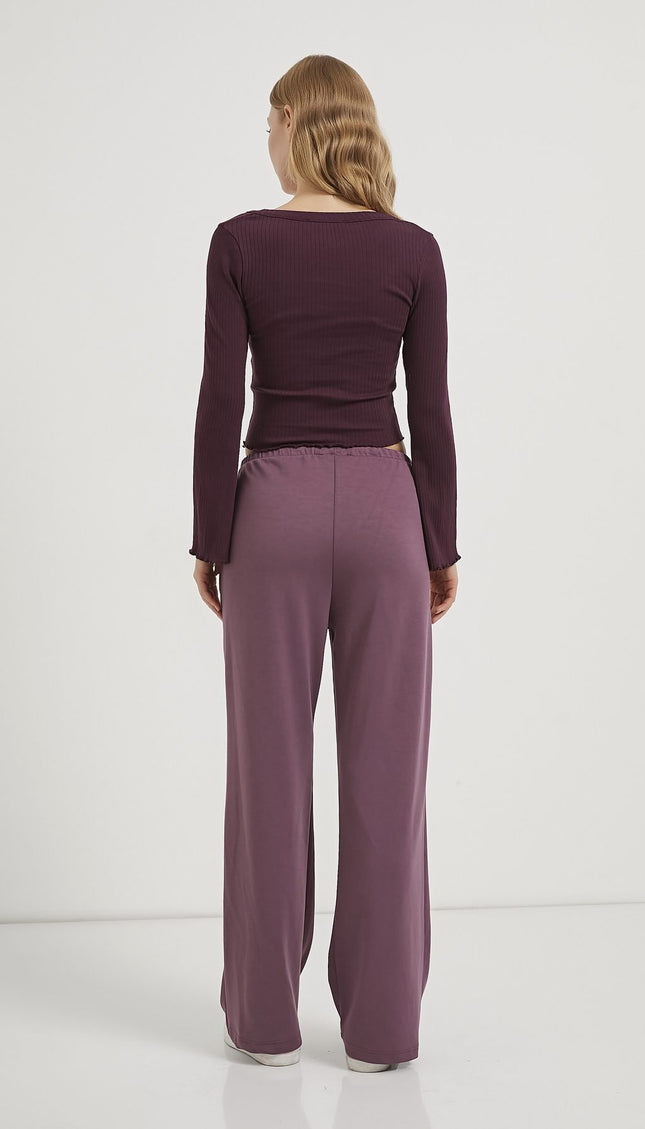 Damen‑Ripp‑Top mit V‑Ausschnitt