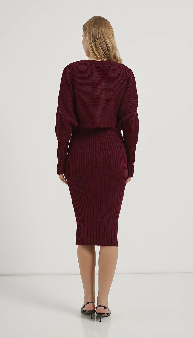 Dress Cardigan Strickwaren Frauenanzug