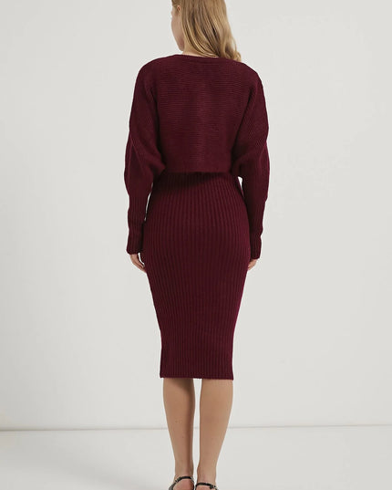 Dress Cardigan Strickwaren Frauenanzug