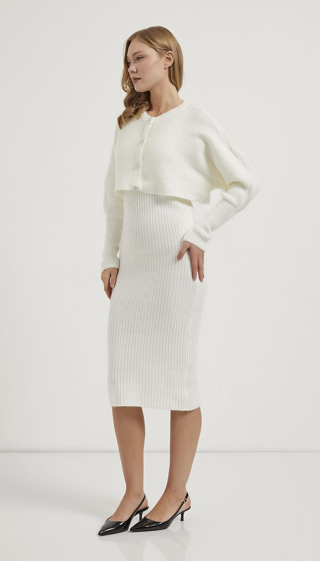 Dress Cardigan Strickwaren Frauenanzug