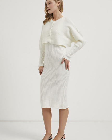 Dress Cardigan Strickwaren Frauenanzug