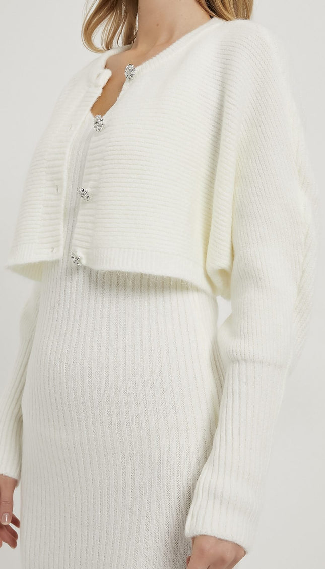 Dress Cardigan Strickwaren Frauenanzug