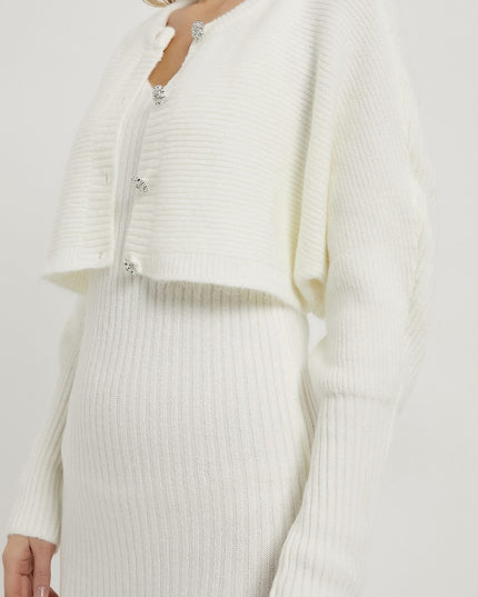 Dress Cardigan Strickwaren Frauenanzug