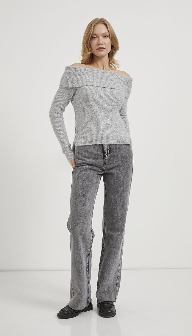 Yani Madonna-Kragen Strickpullover