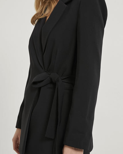 Premium-Damenblazer mit seitlicher Schleife