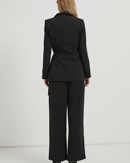 Premium-Damenblazer mit seitlicher Schleife